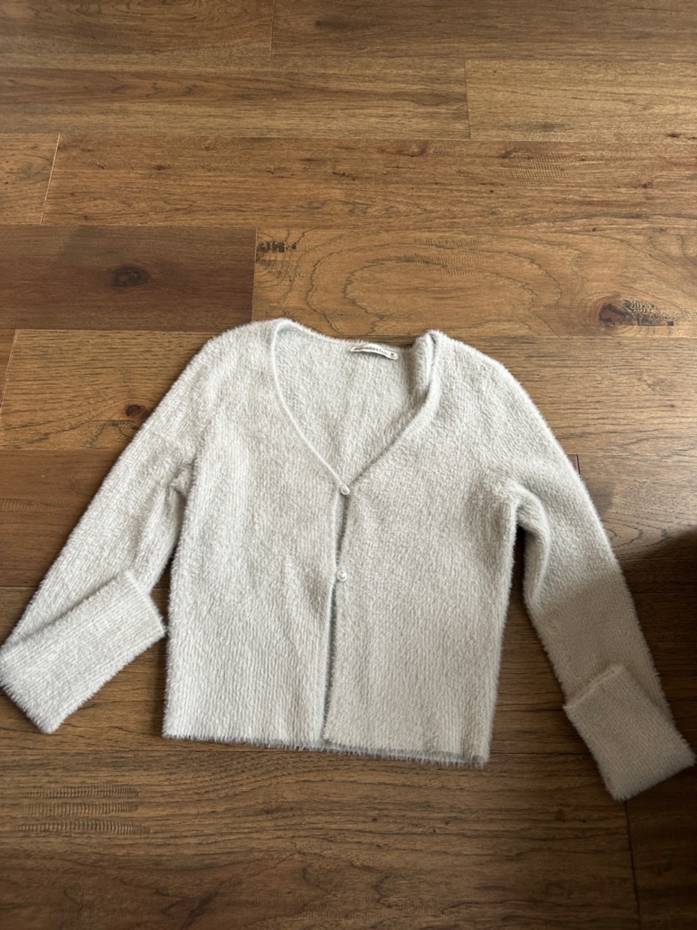 Cozy V-Neck Button Cardigan Sweater Abercrombie